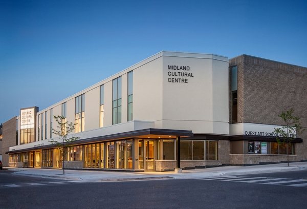 Howard Rideout Architect - Midland Cultural Centre - Exterior